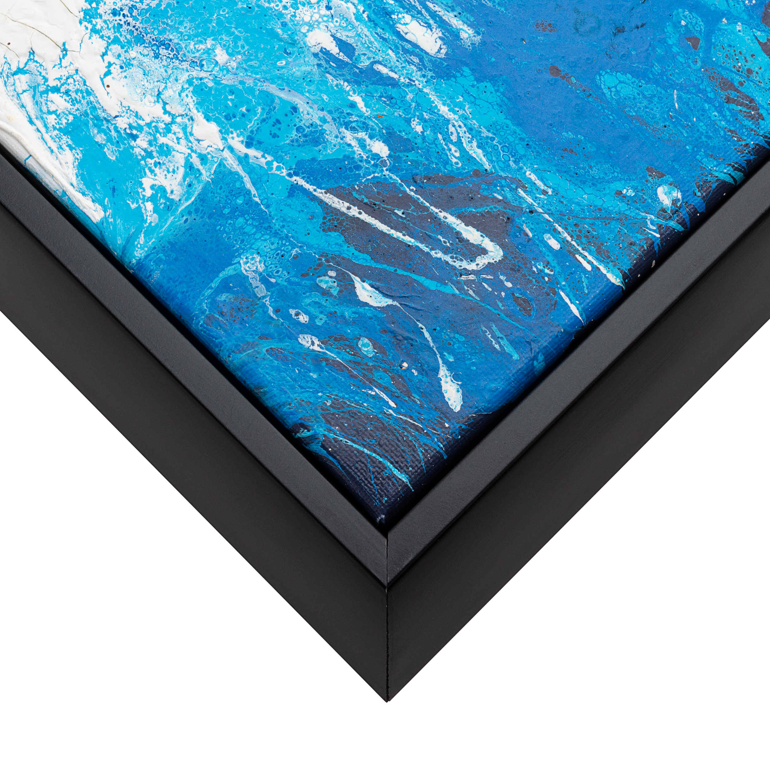 Black Canvas Float Frame frame sample