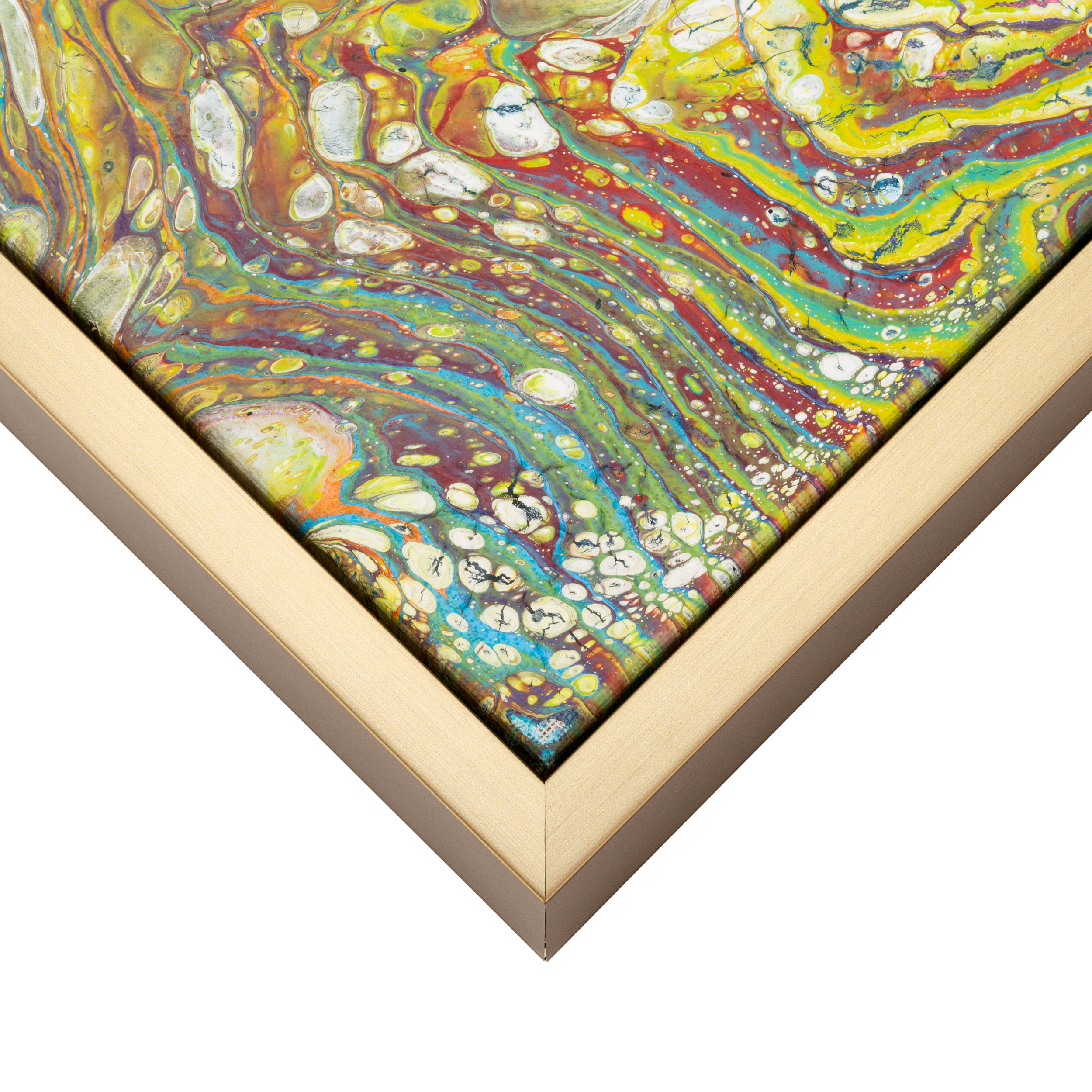 Gold Canvas Float Frame - Classic elegance for any space